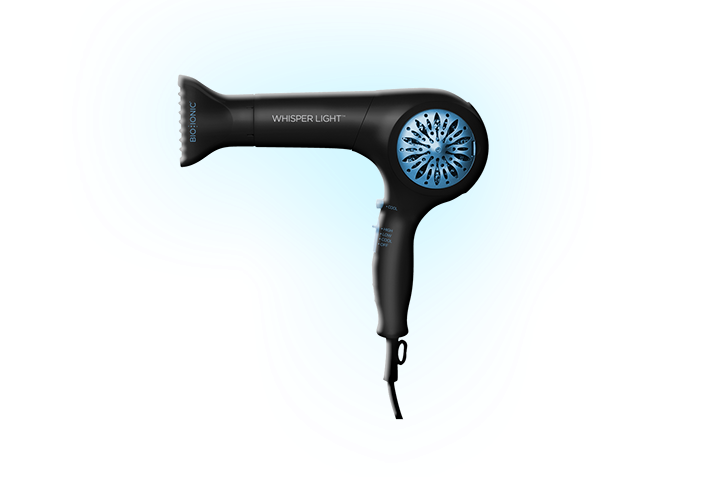 Bio ionic hair 2025 dryer whisper light